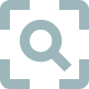 Icon depicting a magnifying glass in a target