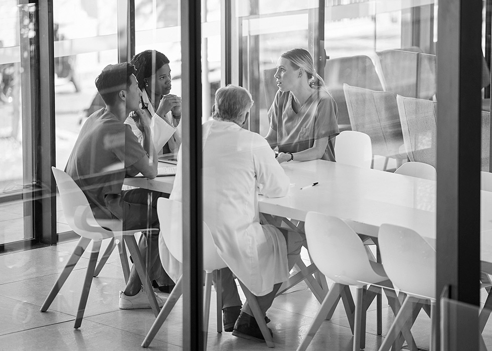 Group in a meeting room